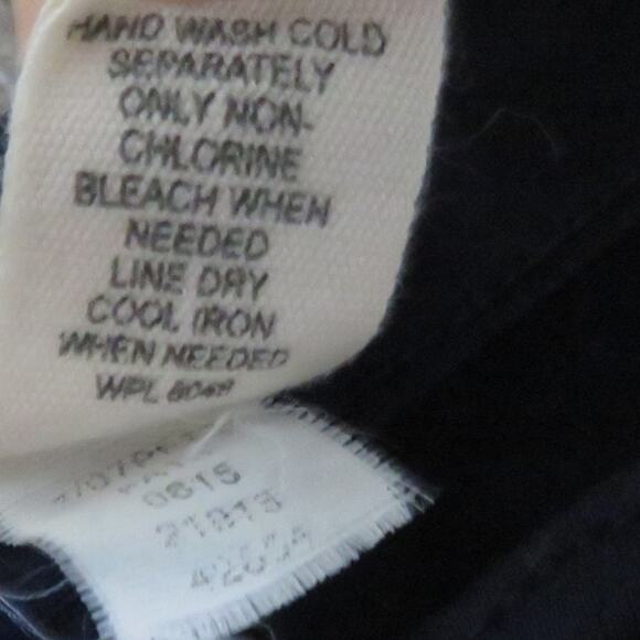 Maison Jules Womens Stretch Treggings, Skinny Pants Pockets Navy Blue 0 - Picture 4 of 5